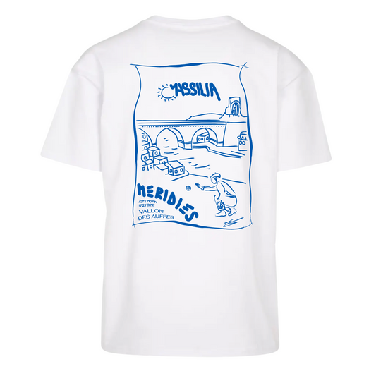 T-shirt Massilia Blanc / Bleu