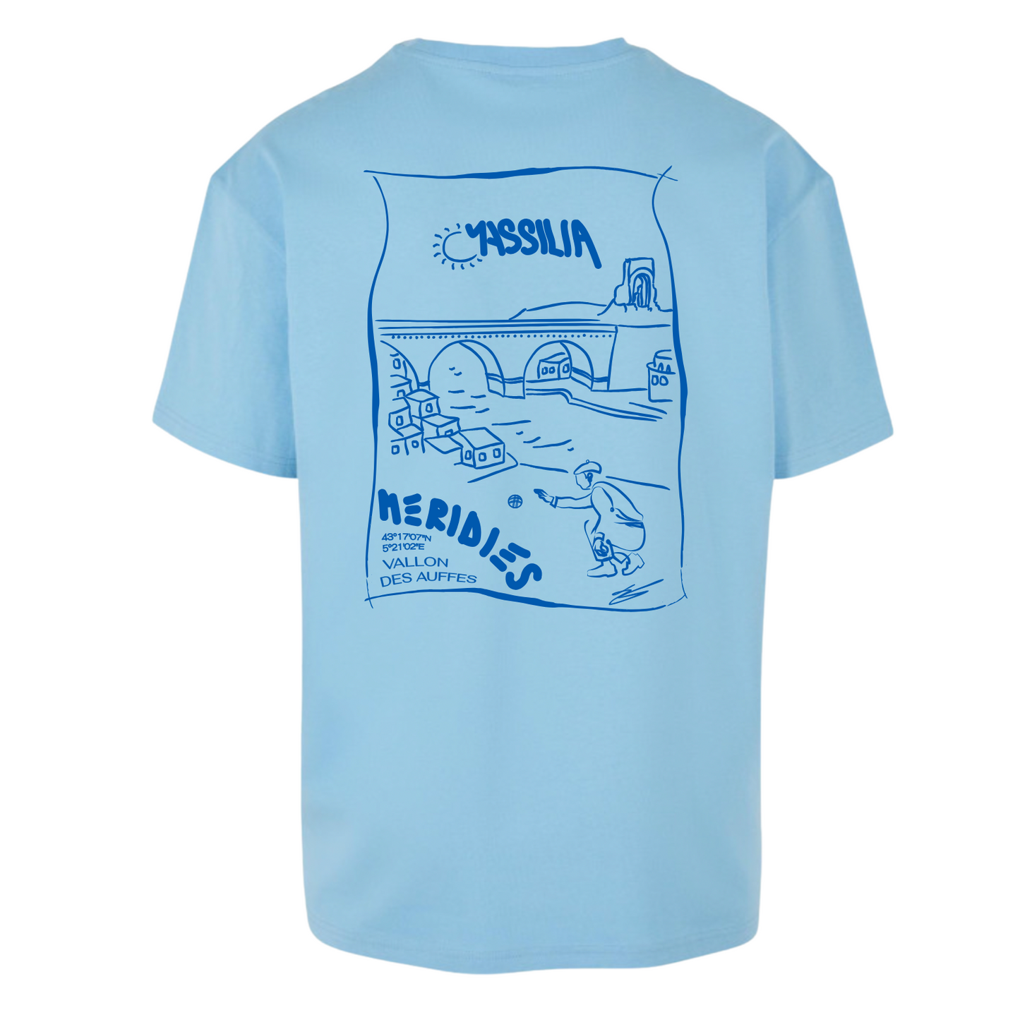 T-shirt Massilia Bleu ciel / Bleu