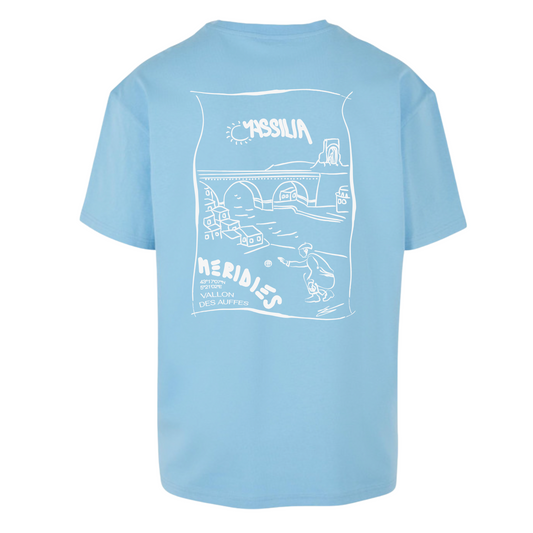 T-shirt Massilia Bleu ciel / Blanc